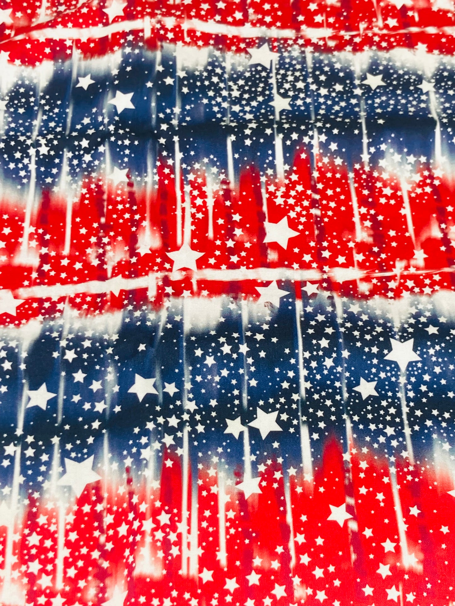 Patriotic July 4th Tie Dye Bouffant Scrub Cap | Handmade Surgical Hat for Nurses