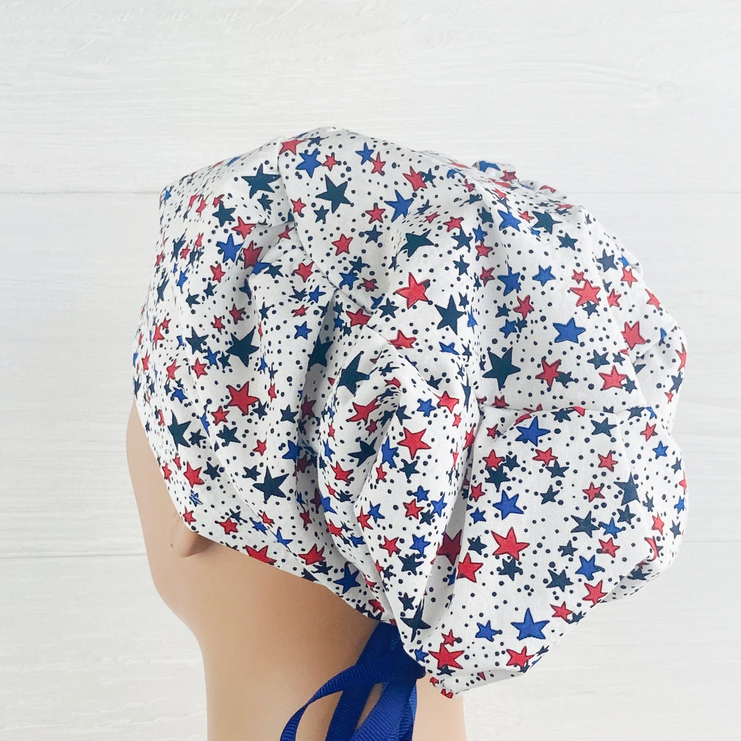 Patriotic Stars Women's Tieback Hat