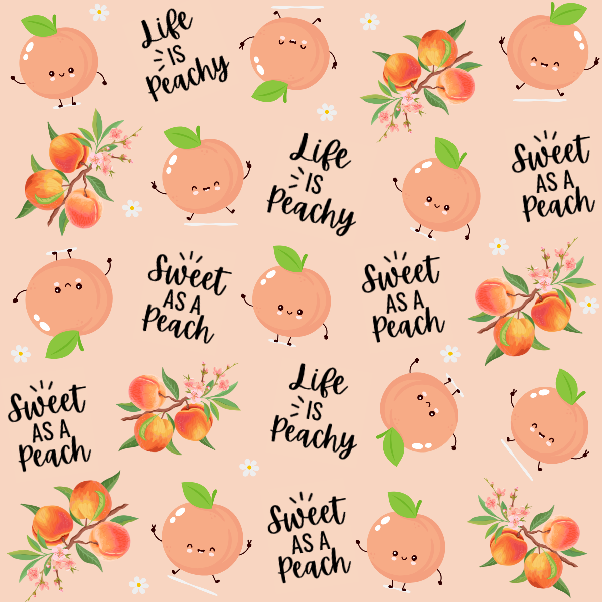 Sweet As A Peach High Bun Scrub Cap - Chic2Surgery