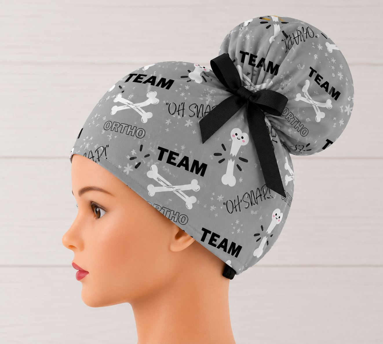 Team Ortho High Bun Scrub Cap - Chic2Surgery