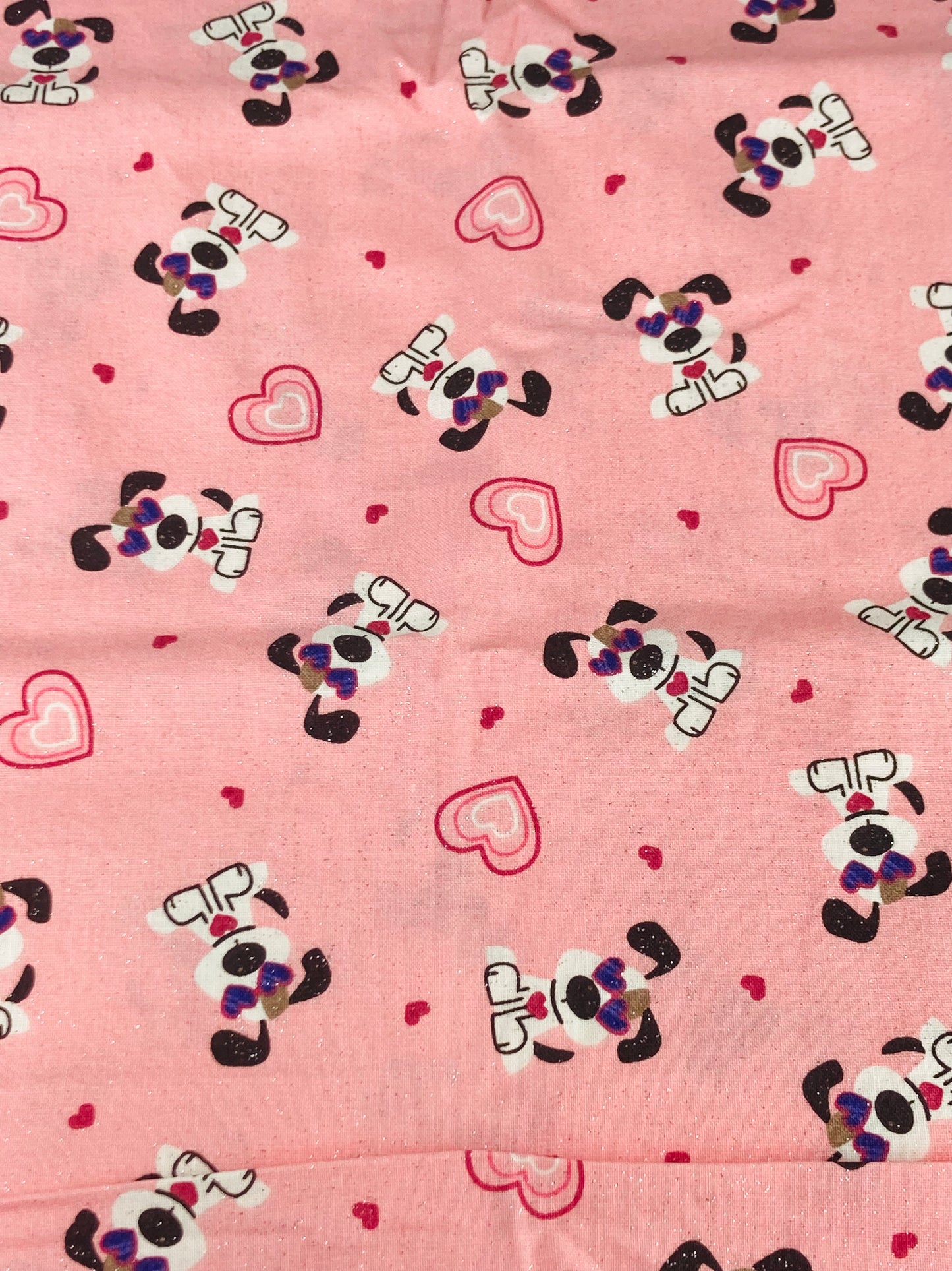 Valentine's Dogs in Sunglasses Bouffant Scrub Cap | Handmade Surgical Hat for Nurses