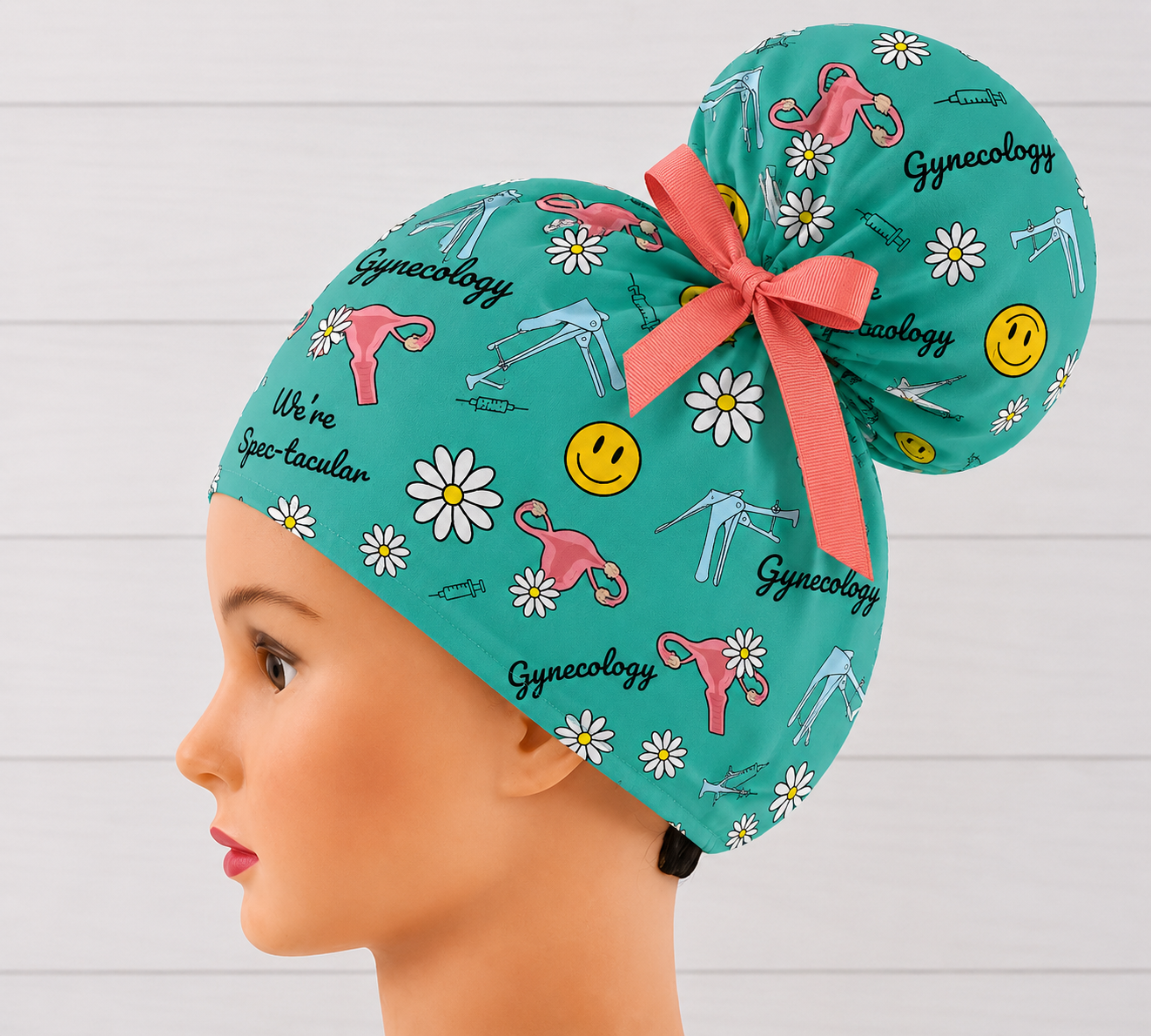 We're Spec-tacular Gynecology Hat High Bun Scrub Cap - Chic2Surgery