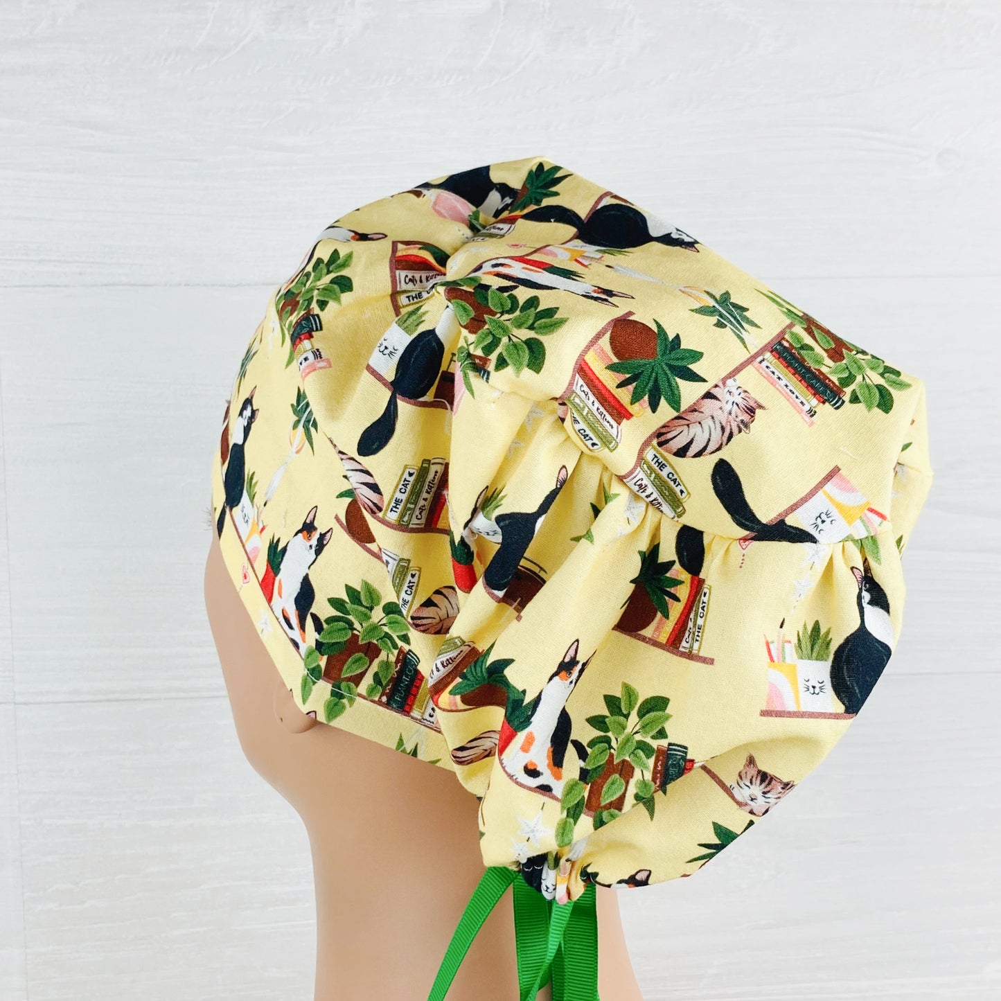 Cats and Books Women's Tieback Hat