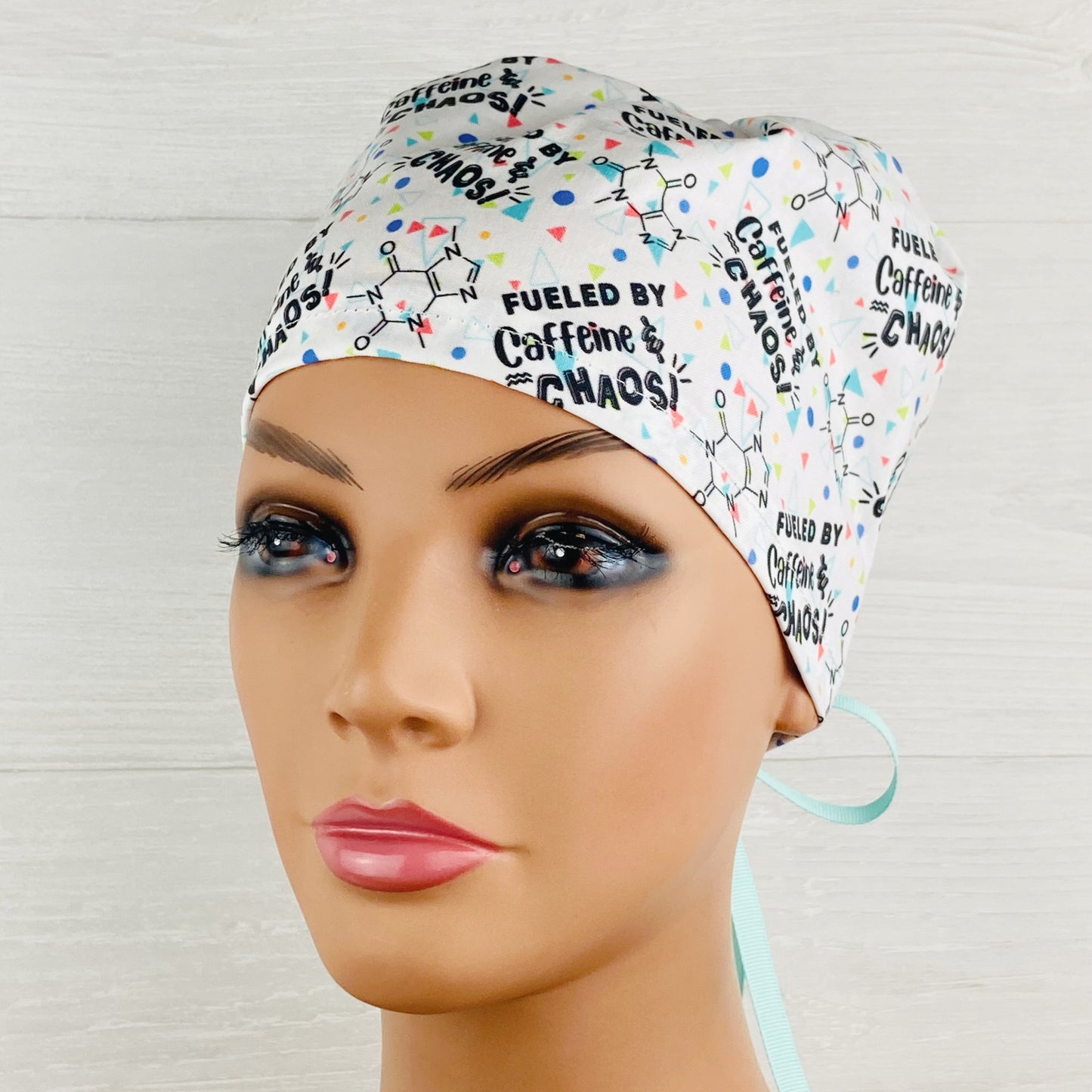 Fueled by Caffeine and Chaos Women's Tieback Hat