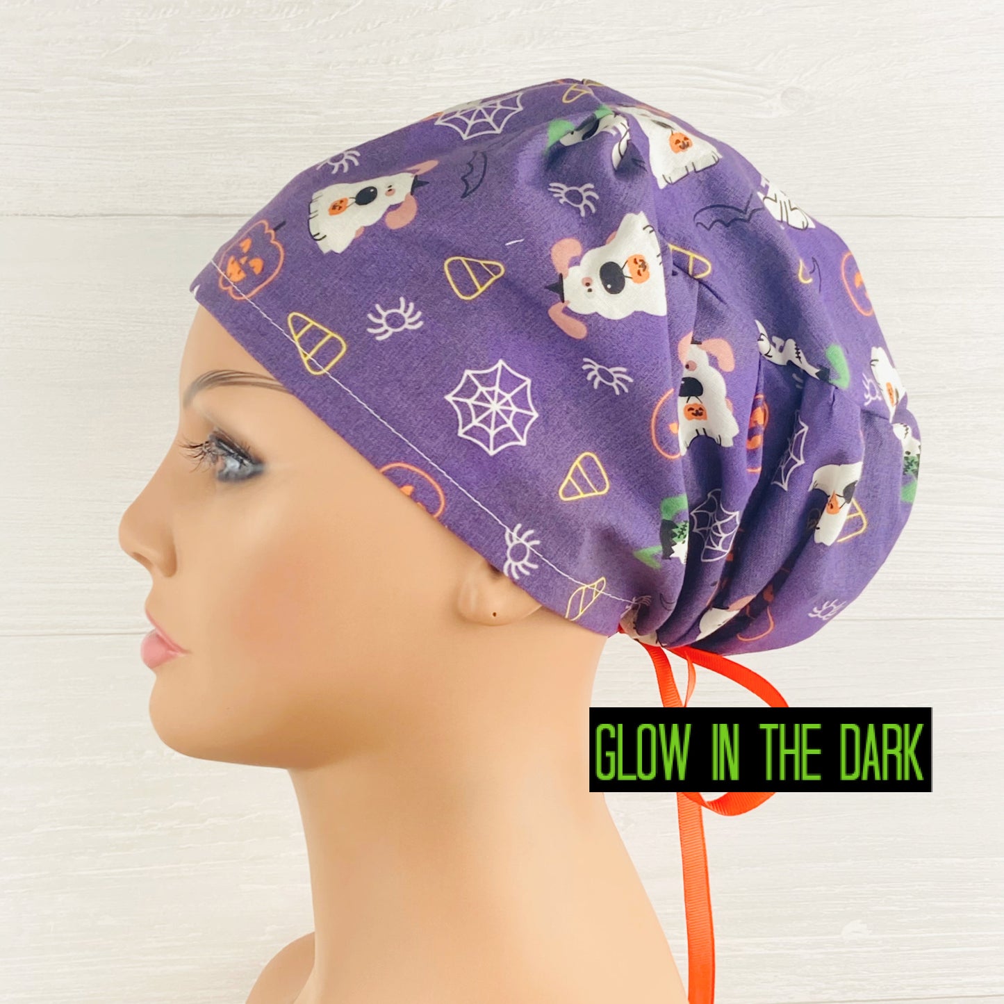 Glow in the Dark Dogs Women's Tieback Hat