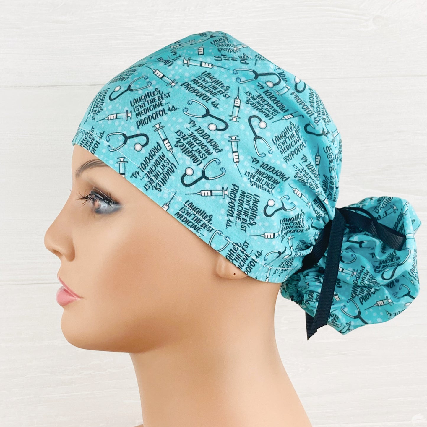 Laughter Isn't The Best Medicine, Propofol Is Ponytail Scrub Hat