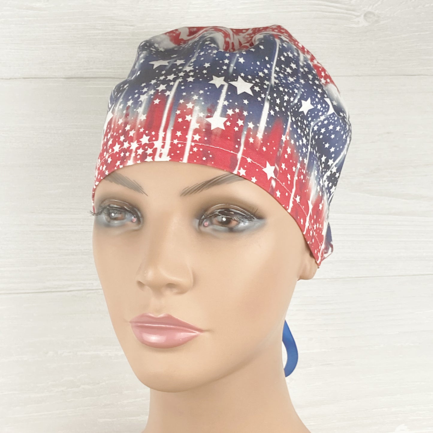 Patriotic Tie Dye Women's Tieback Hat