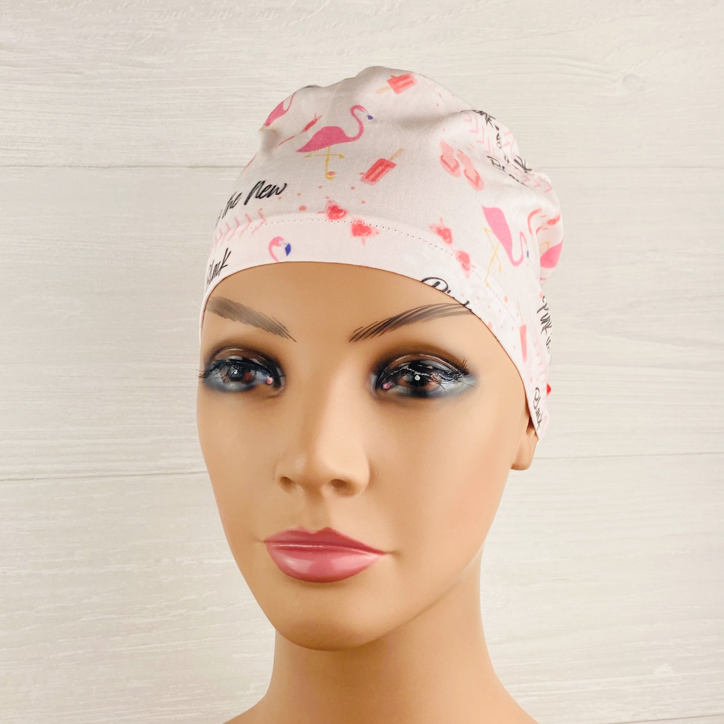 Pink is the New Black Ponytail Scrub Hat