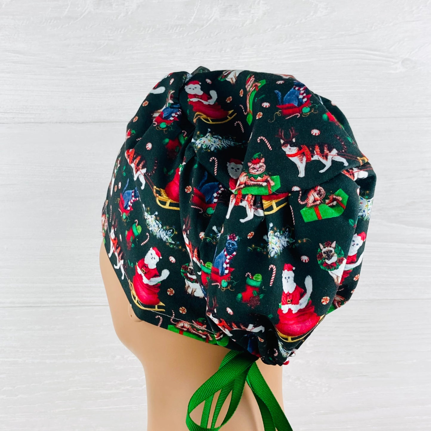 Santa Kitties Women's Tieback Hat