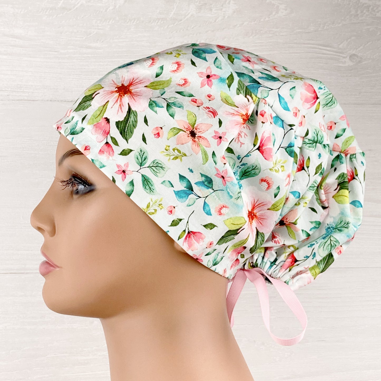 Seaside Floral Women's Tieback Hat