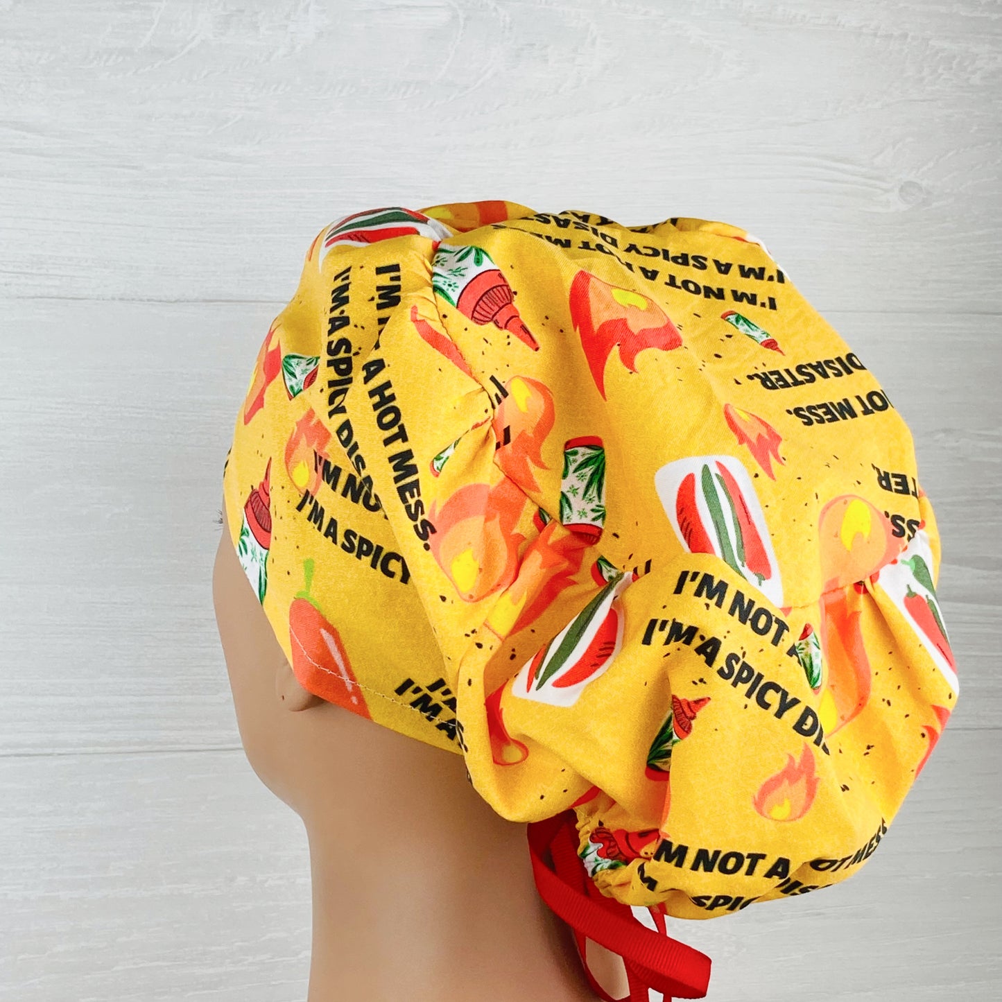 I'm Not a Hot Mess, I'm a Spicy Disaster Women's Tieback Hat