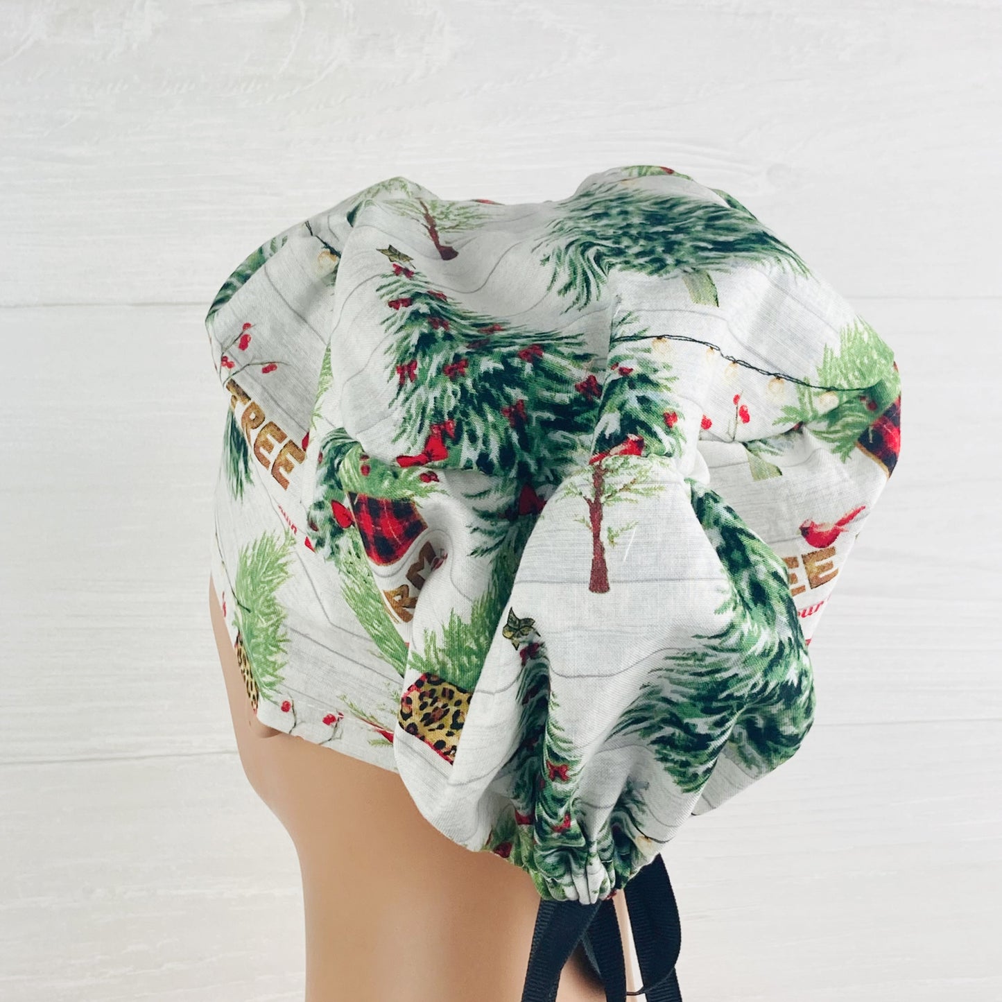 Christmas Tree Farm Women's Tieback Hat